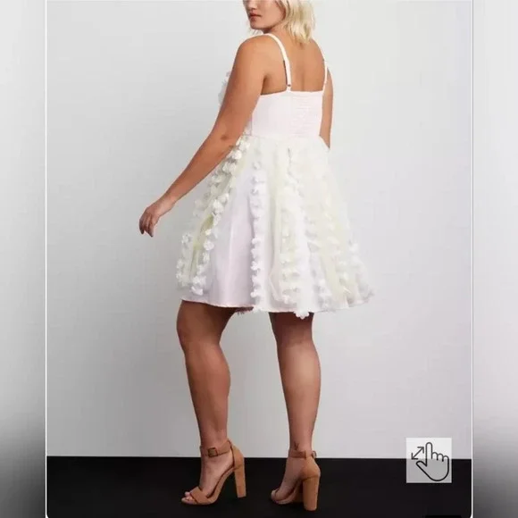 NWT Torrid Sleeveless Fairy Halloween Costume Mini Dress Size 2X 18/20 - Picture 7 of 11